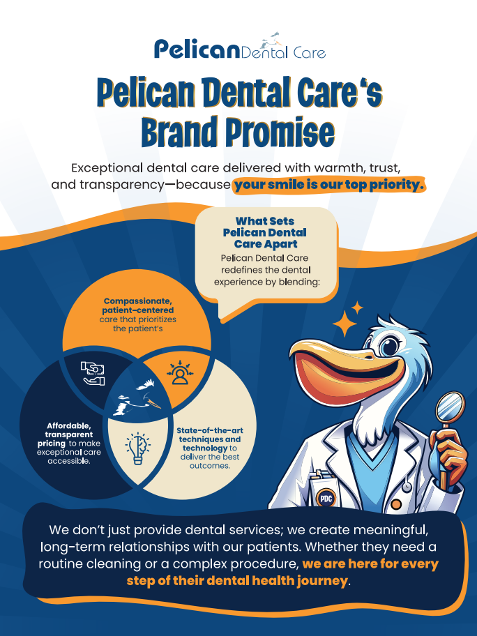 Pelican Dental Care's Brand Promise
